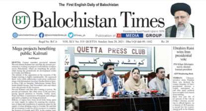 Balochistan Times: BRACE Development initiatives Pishin