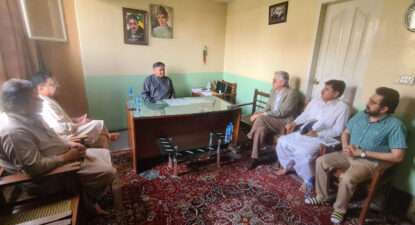 (23/06/2022) BRACE TA Team Meeting with Chairman Standing Committee Provincial Assembly Balochistan.