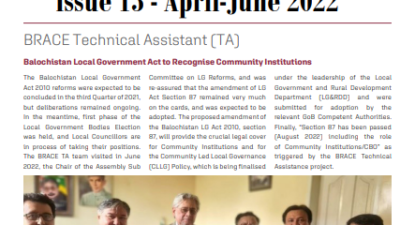 BRACE TA Newsletter Issue 15- April-June 2022